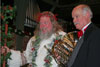 Sir Christimas and composer Brian Holmes